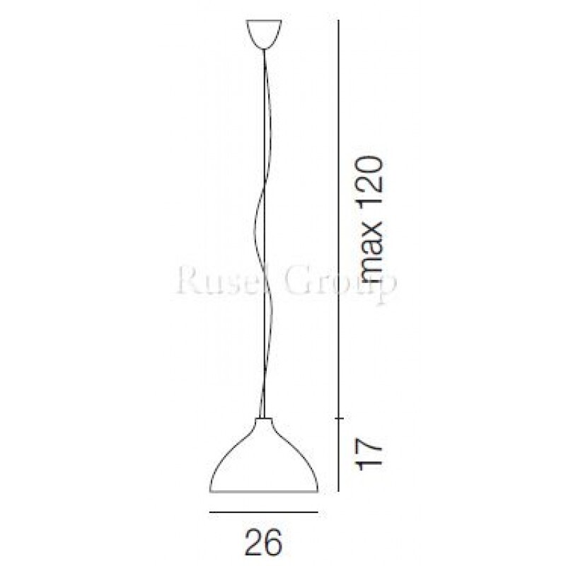 Подвесной светильник Vistosi ALMA SP P