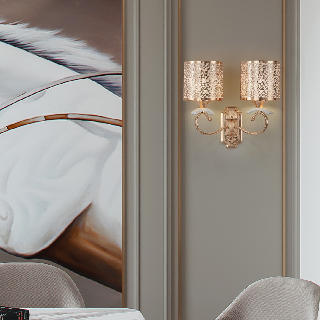 Бра с плафонами 309787/2W Wh/Gd Arte Milano