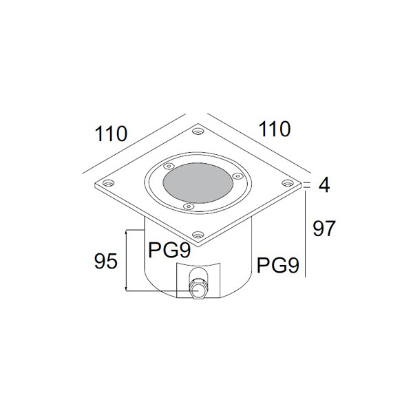 Встраиваемый светильник Delta Light 213 32 05 ANO