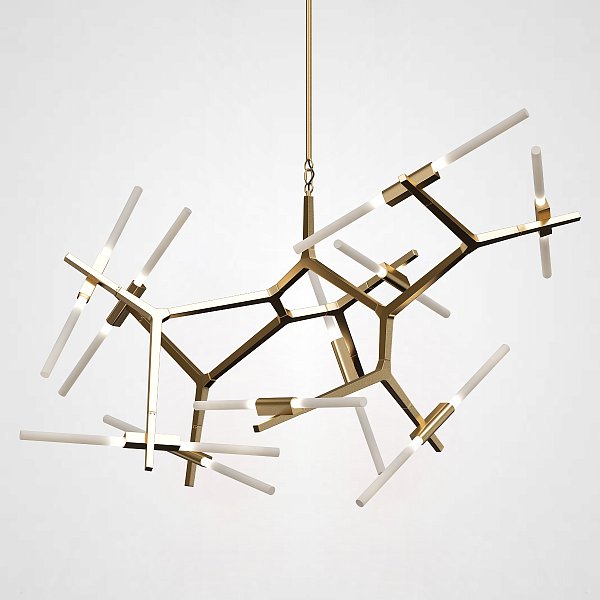 Люстра Агнес Chandelier Summer 20 Gold by ImperiumLoft