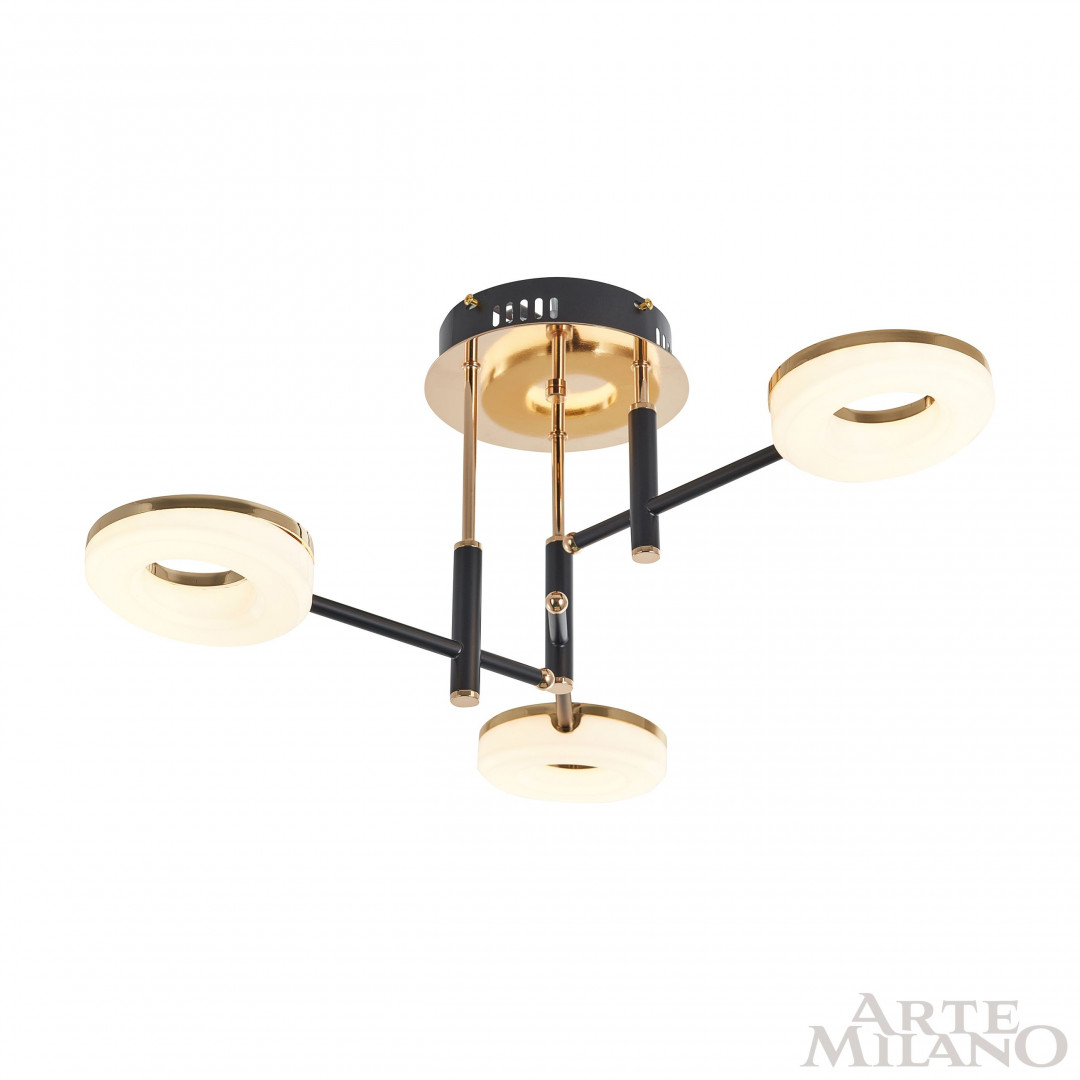 Люстра светодиодная 272999/3 BK/GD Arte Milano
