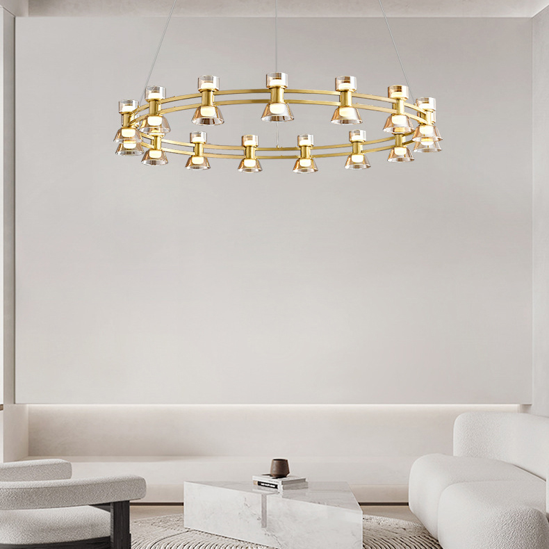 Подвесная люстра BLASIUS D83 Brass by ImperiumLoft