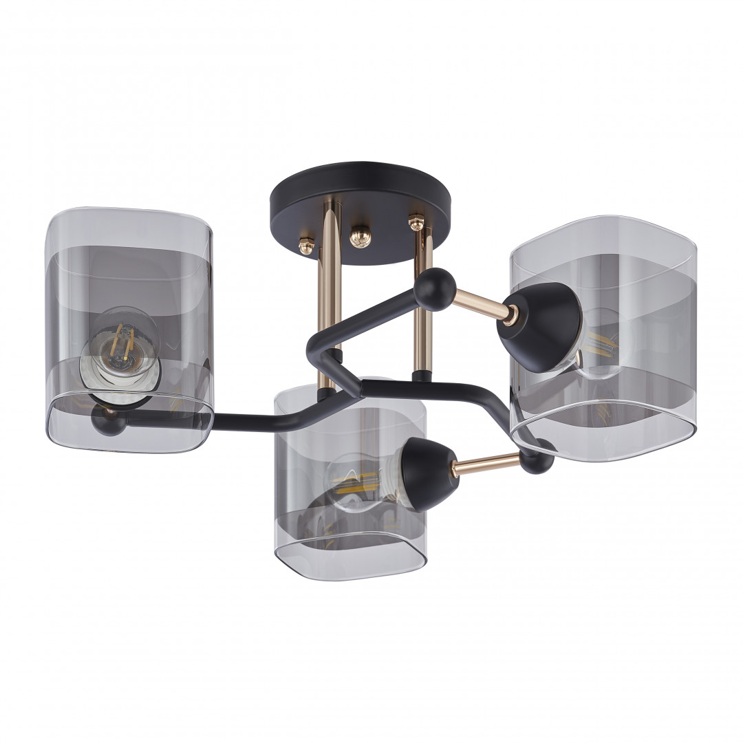 Люстра с плафонами 324308/3 BK+FG Arte Milano