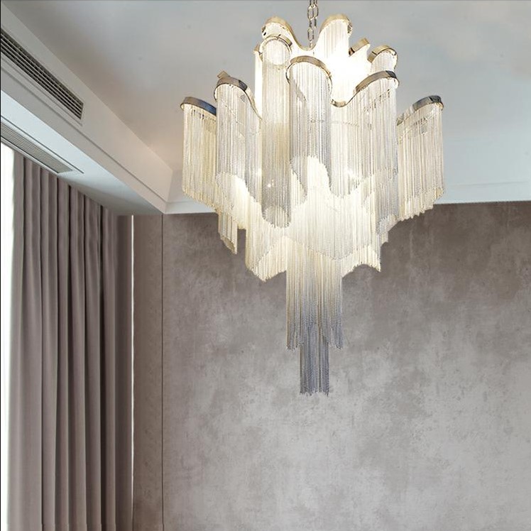 Люстра Ava Chain Atlantis Chandelier D60 Золото By Imperiumloft