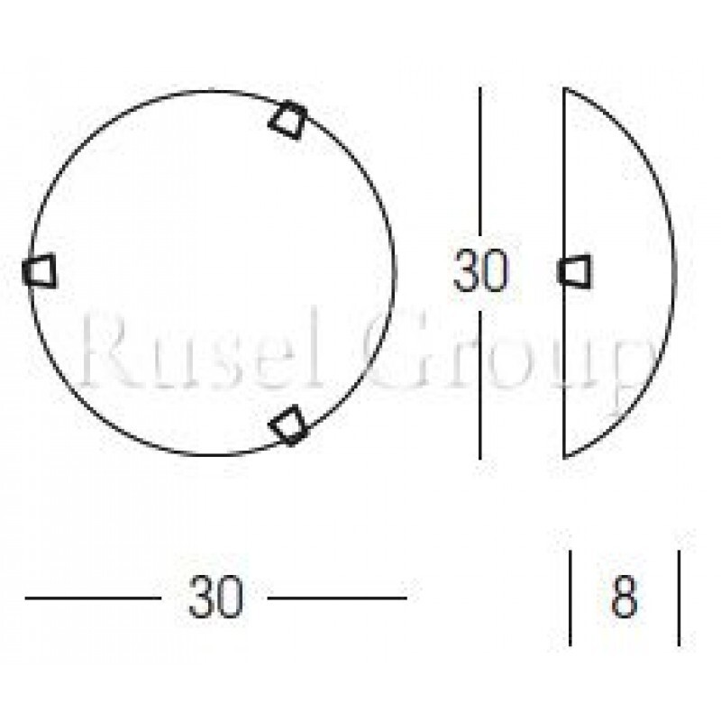 Настенно-потолочный светильник Linea Light Delta 3430