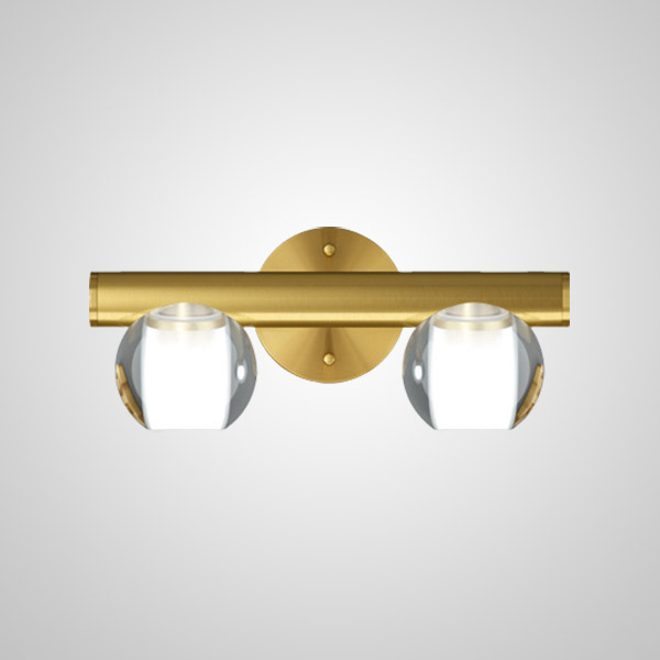 Настенный светильник ILIANA WALL A Brass Black by ImperiumLoft