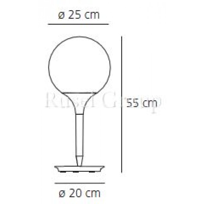 Настольная лампа Artemide CASTORE TAVOLO 25 Настольная лампа Artemide CASTORE TAVOLO 25
