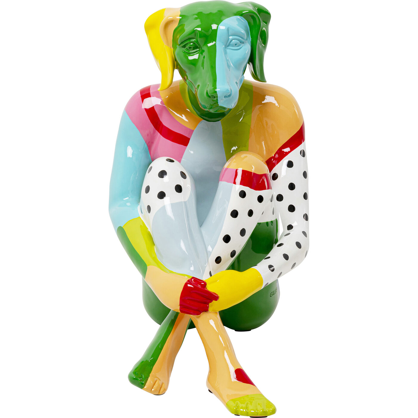 Фигура декоративная Gangster Dog Colore 80 см KARE 56290