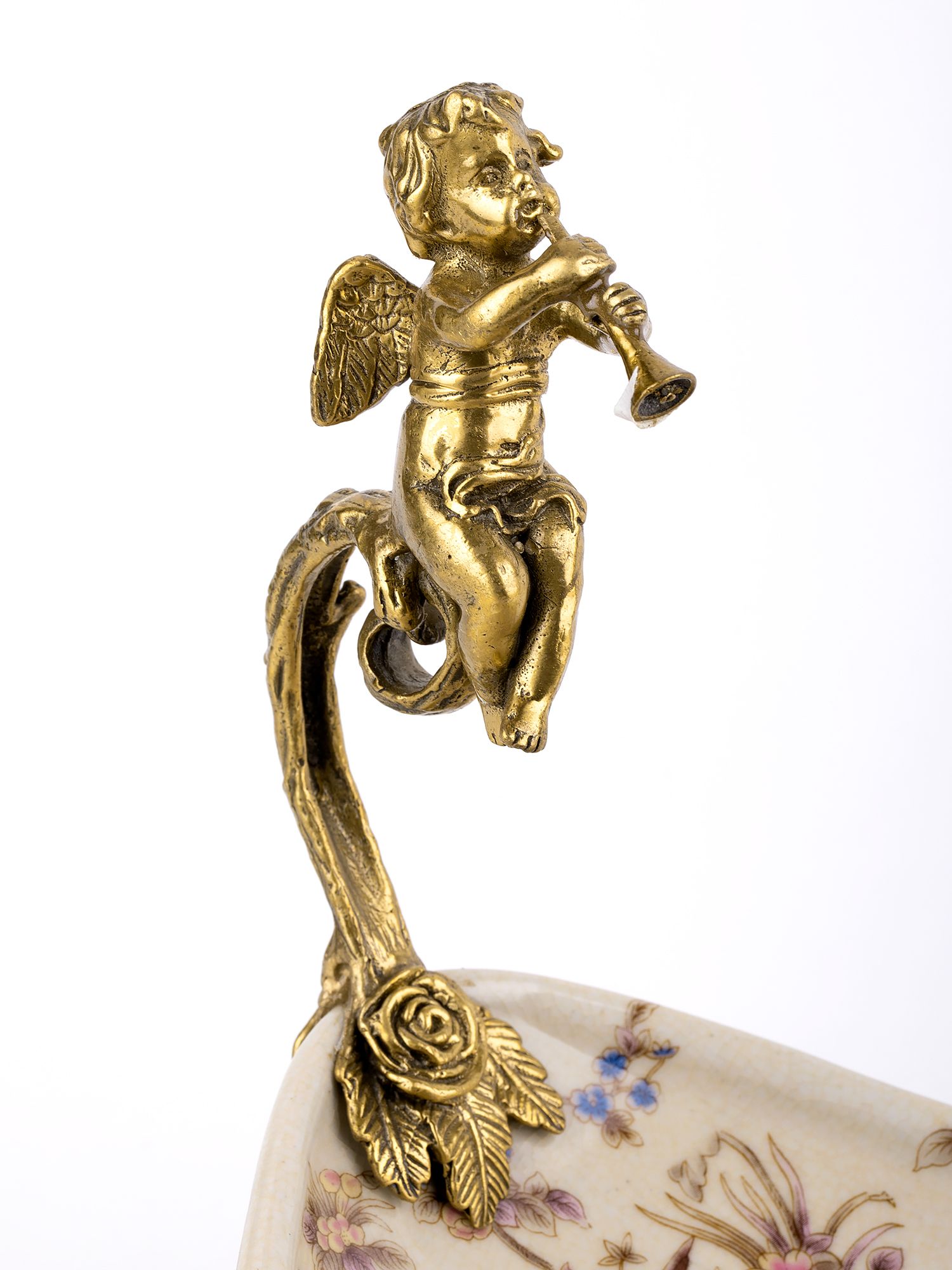 Блюдо с ангелом Glasar 31G2575/C925HC/HY0043