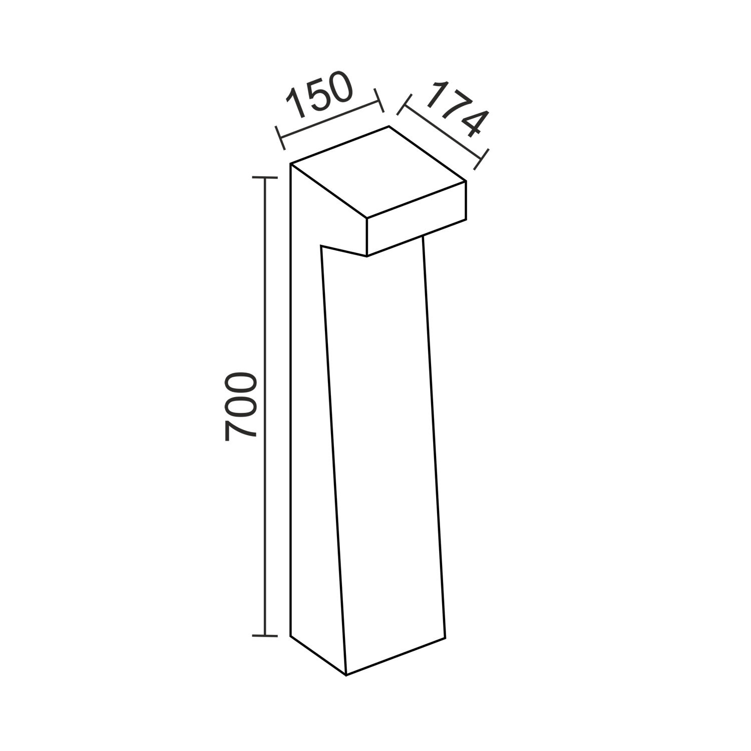 Уличный светодиодный светильник Ledron MO-7059