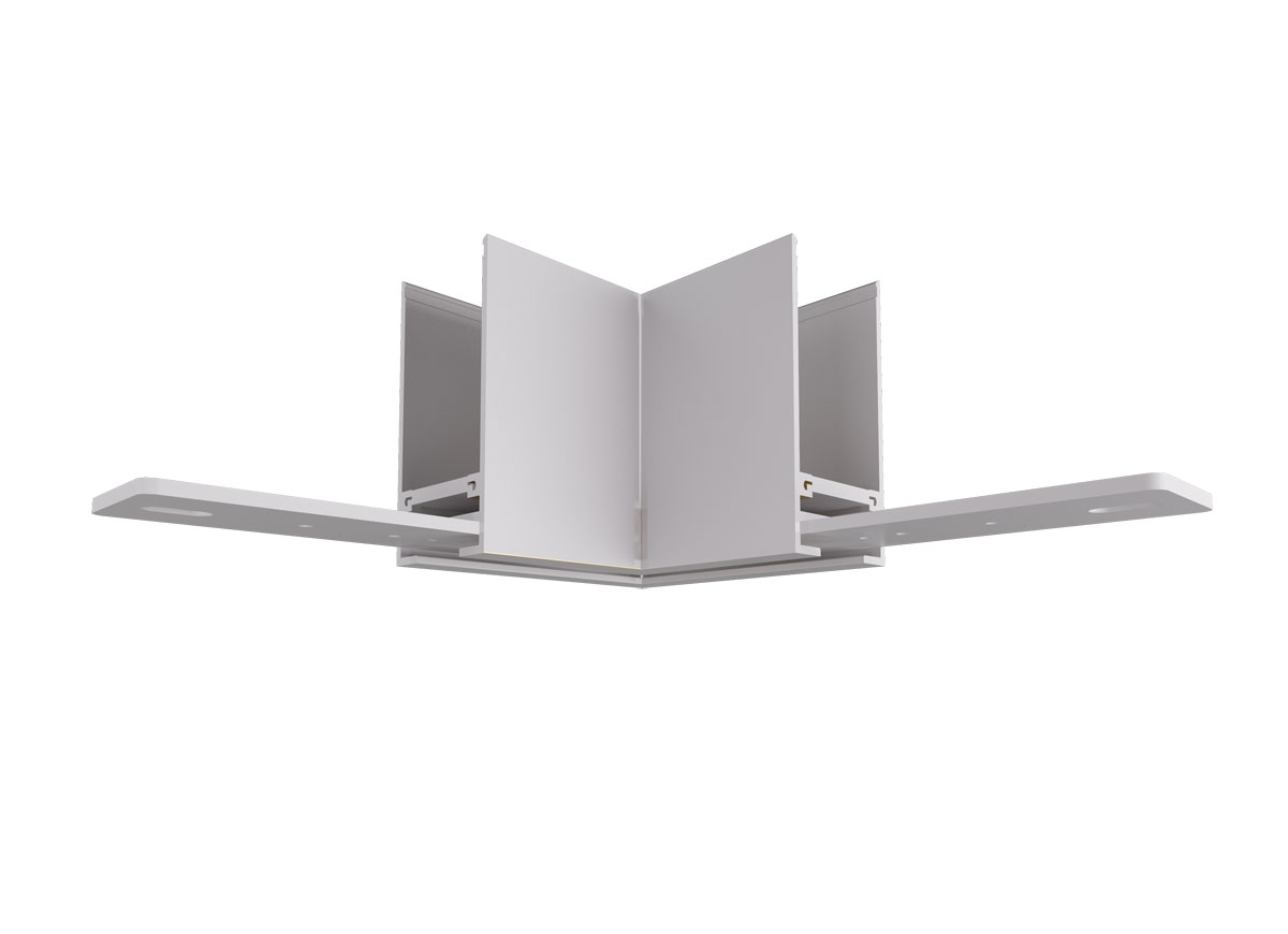 Угол-соединитель для подвесного/накладного/встраиваемого магнитного шинопровода Donolux L corner DLMW Sp