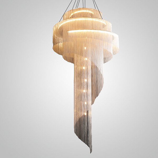Подвесная люстра CONCORDIA GOLD D120 Chrome by ImperiumLoft