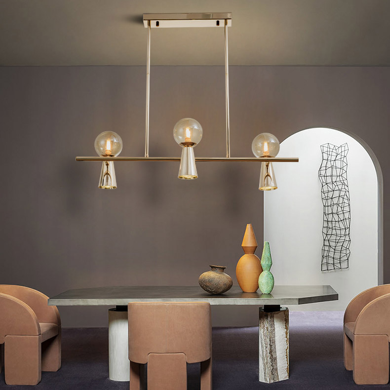 Потолочный светильник ABELINA LONG L10 Black White by ImperiumLoft