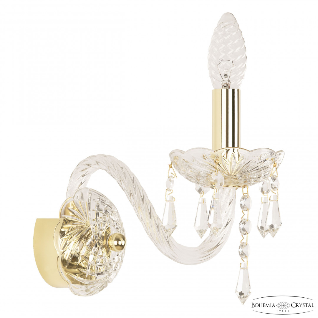 Бра хрустальные 104B/1/165 G Bohemia Ivele Crystal