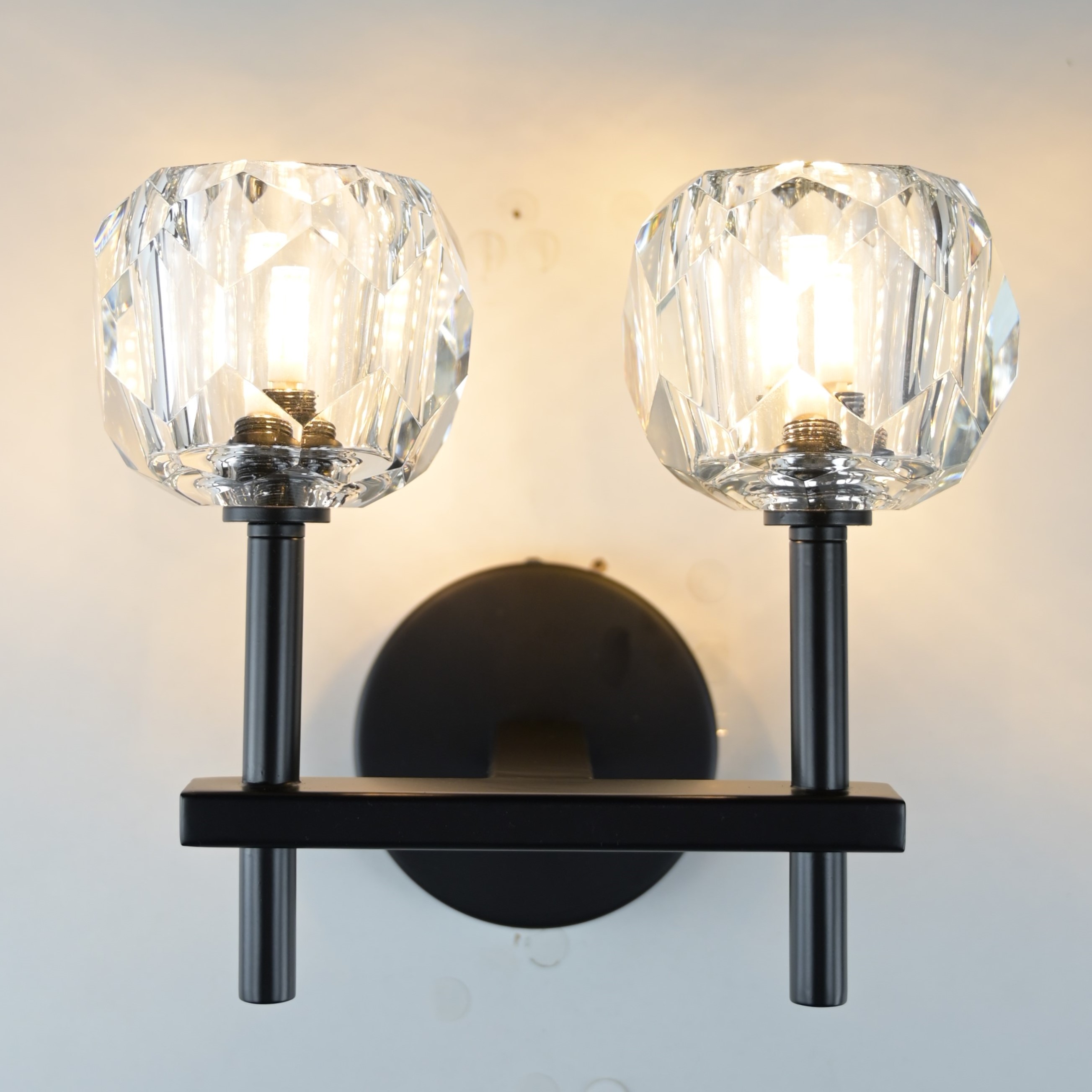 Бра Rh Boule De Cristal Double Sconce Brass Черный By Imperiumloft