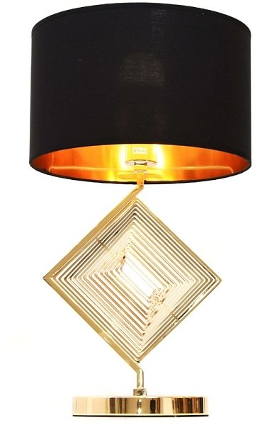 Интерьерная настольная лампа Lumina Deco LDT 5529 F.GD+BK