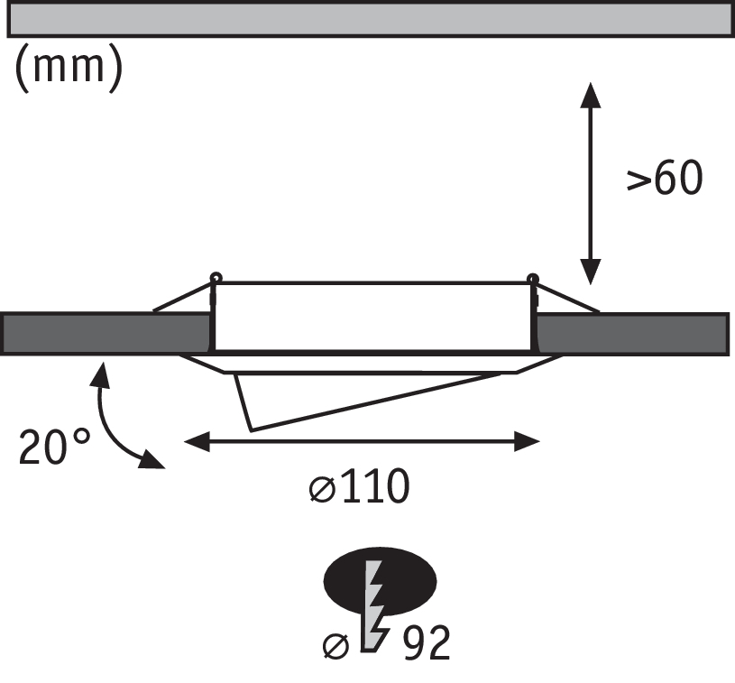 Встраиваемый светильник Paulmann 98968