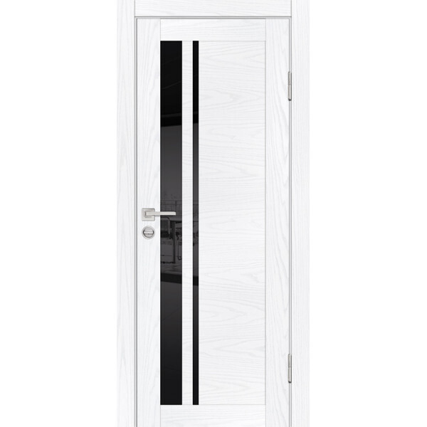 Межкомнатная дверь Graf PSM-8 черный лакобель Дуб скай белый (1900 х 600)