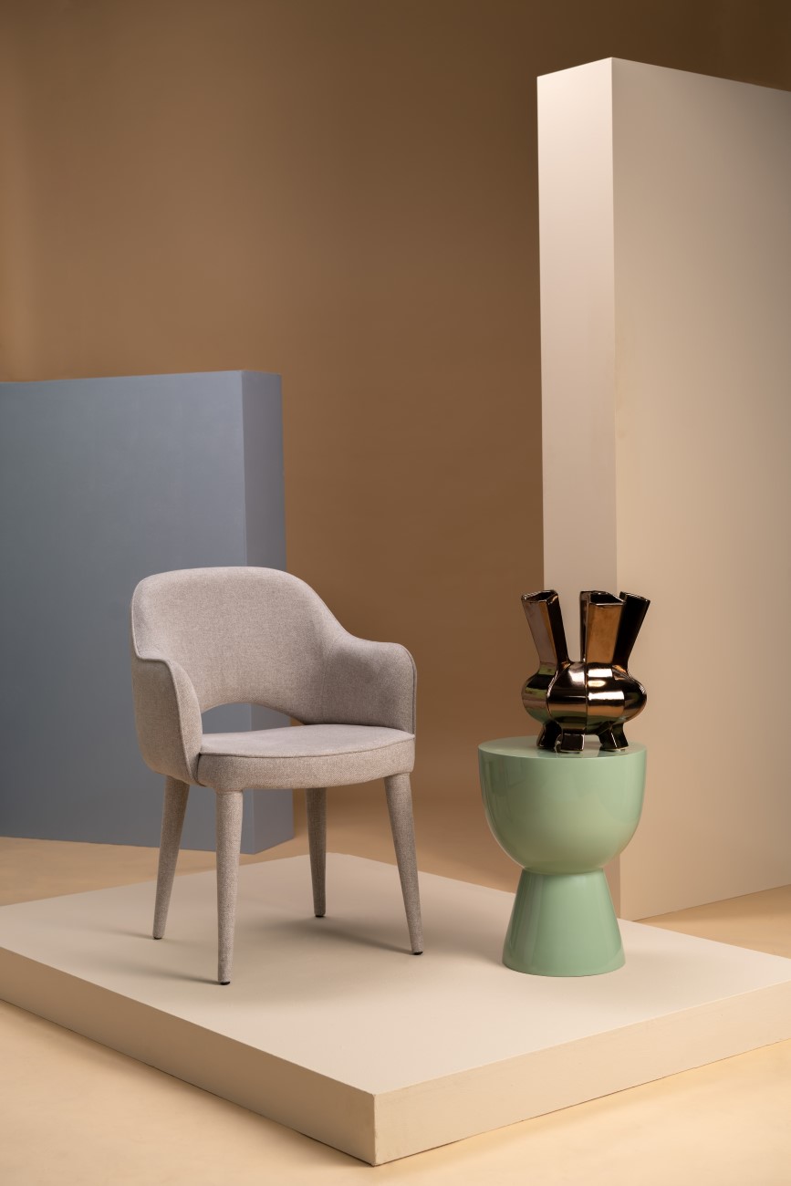 Приставной столик Pols Potten Tam Tam olive