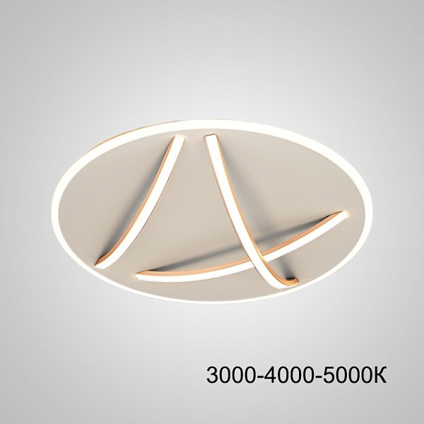 Потолочный светильник HAFTOR D50 Rose Gold Трехцветный свет by ImperiumLoft