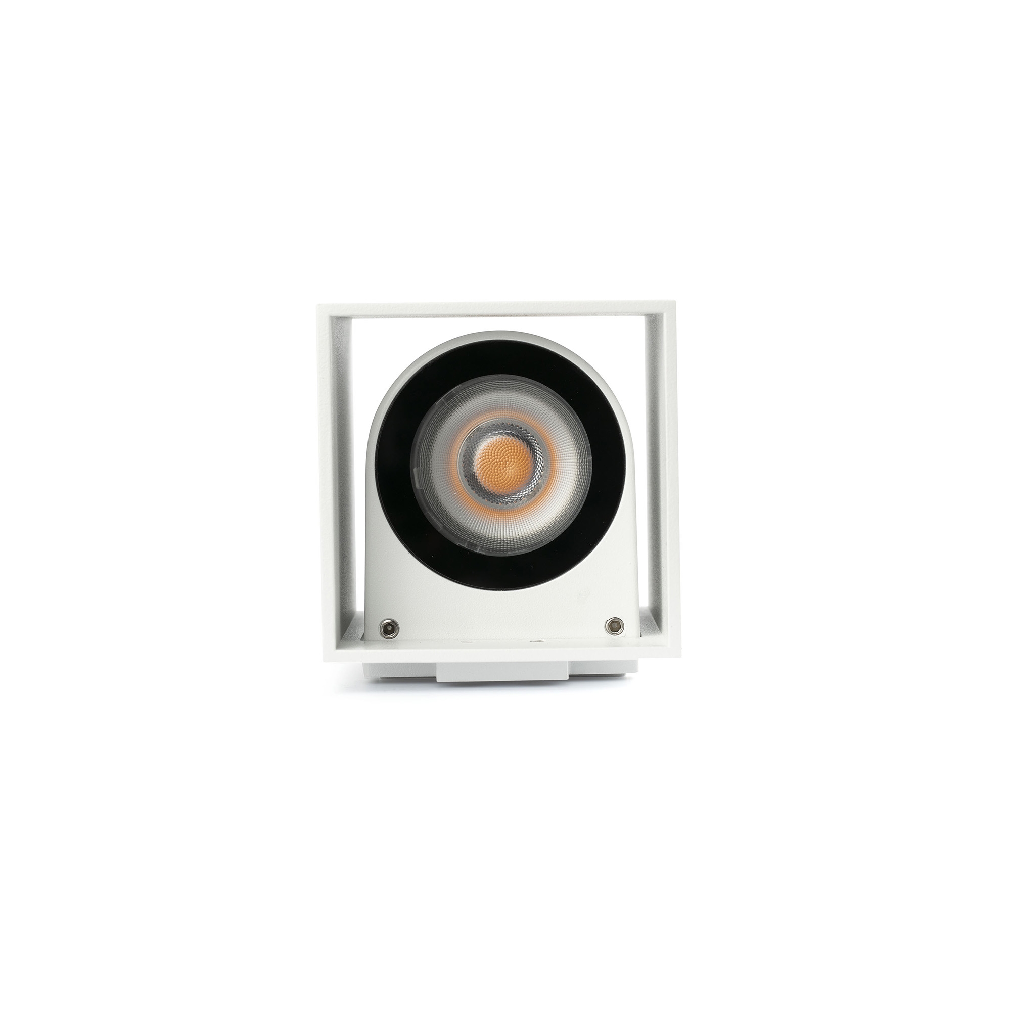 Уличный настенный светильник KOV квадратный белый LED 6W 3000K 23° Faro