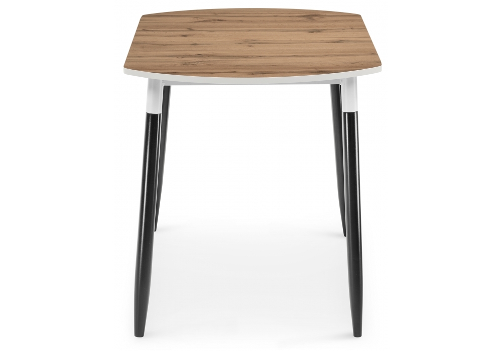 Стол деревянный Woodville Гуанг дуб вотан / черный 459651