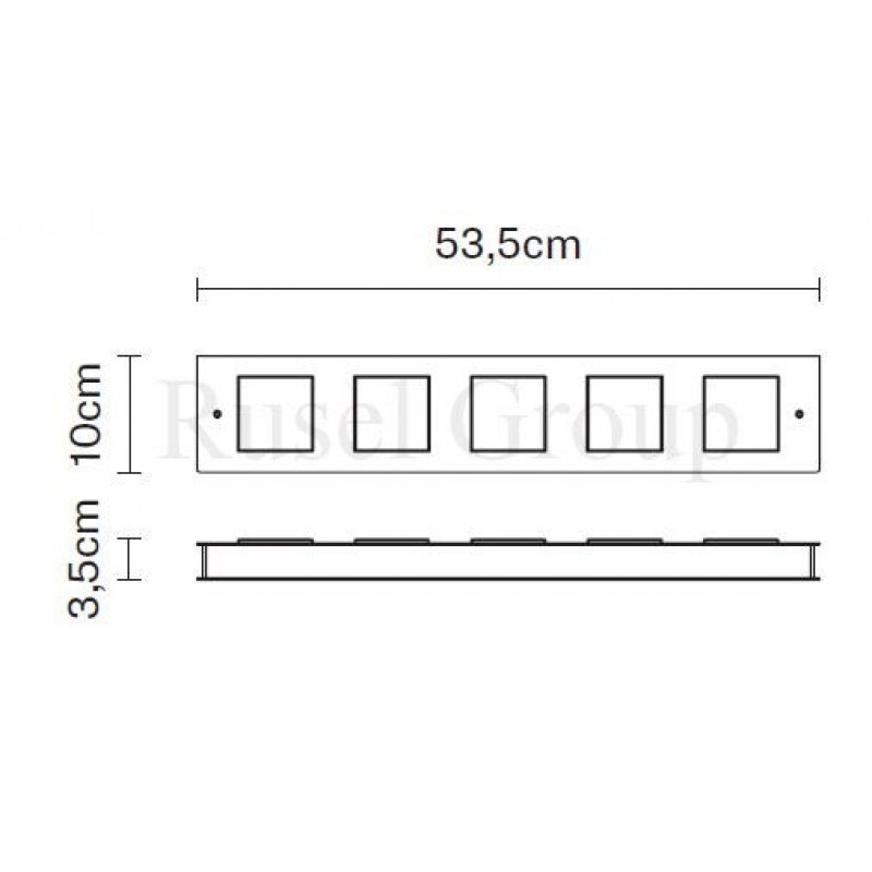 Настенно-потолочный светильник Fabbian QUARTER F38 G05 01