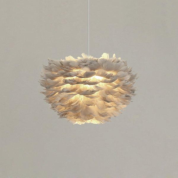 Люстра FEATHERS D40 Gray by ImperiumLoft