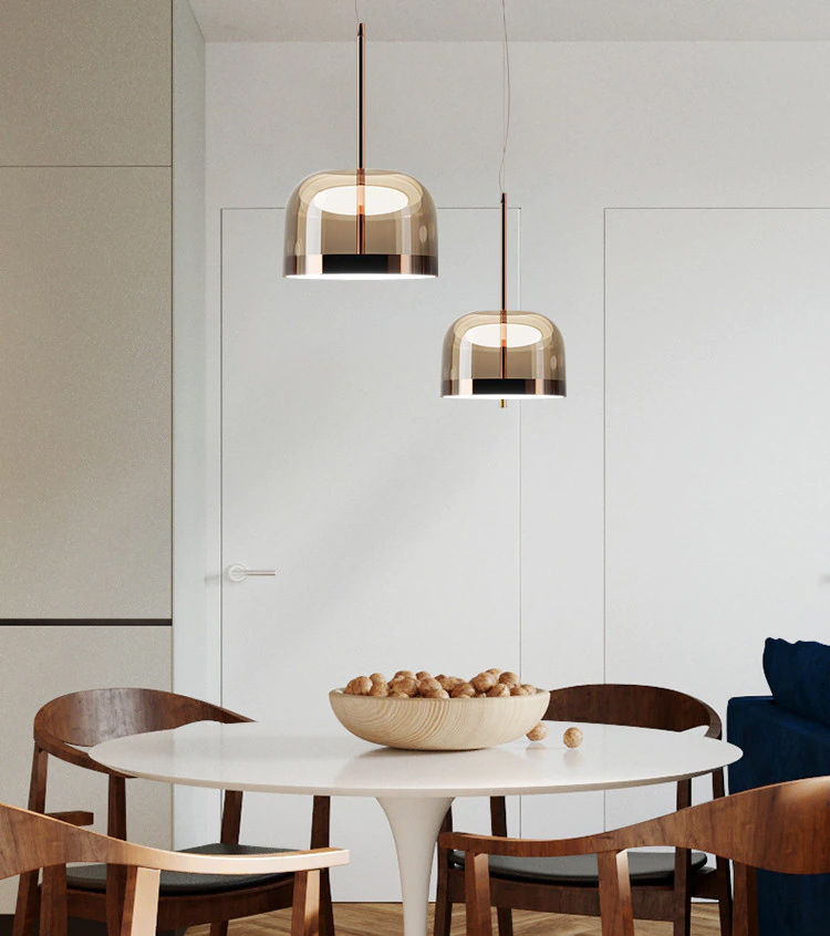 Подвесной светильник Delight Collection Equatore Large amber/copper