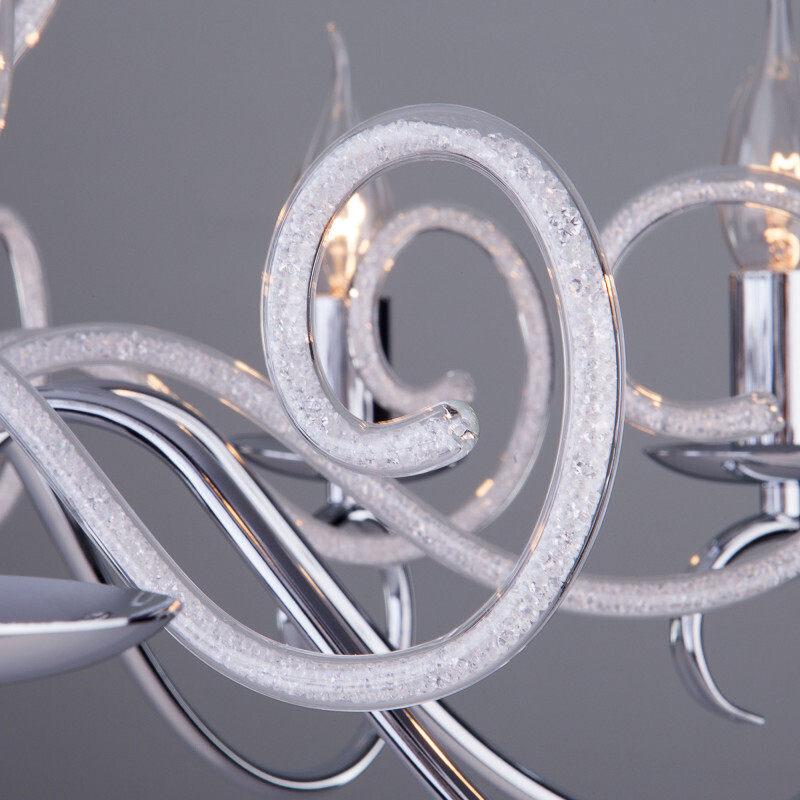 Подвесная люстра Eurosvet 60090/8 хром