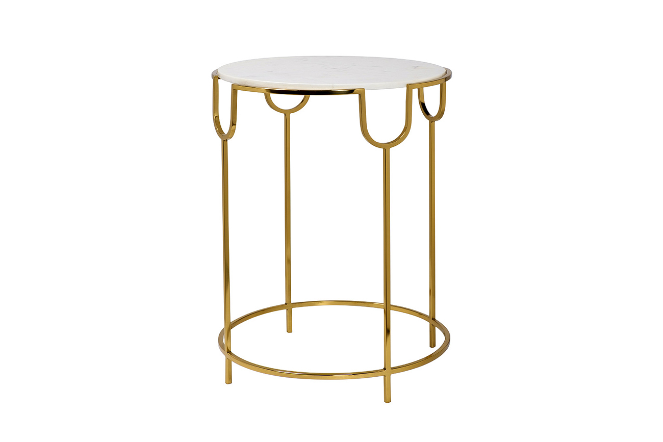 Столик журнальный с мраморной столешницей Garda Decor 79MAL-7067