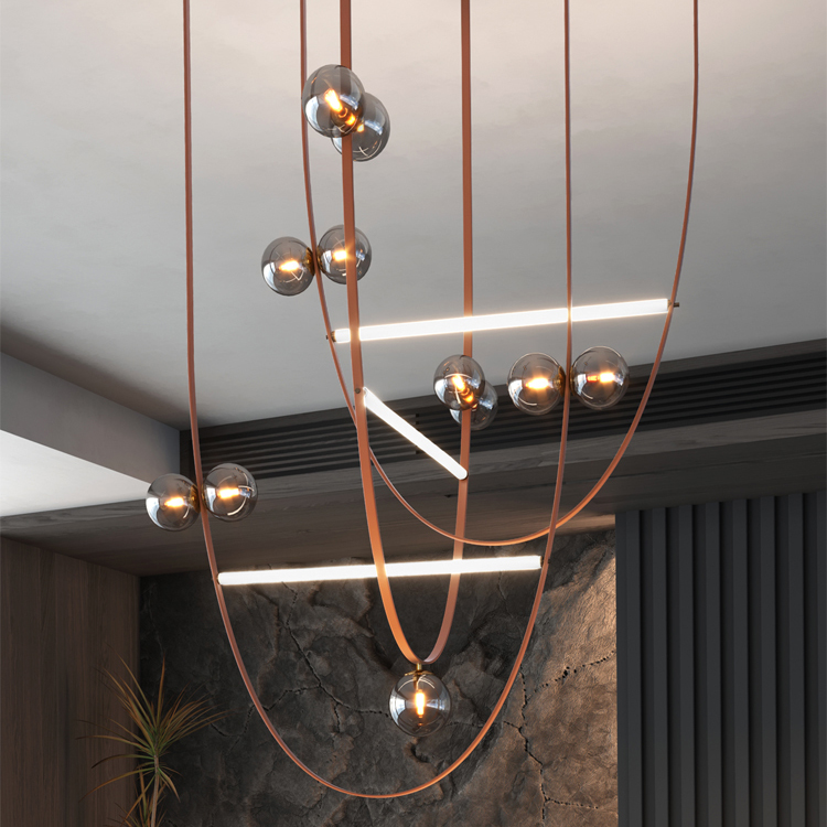 Подвесной светильник FABIUS H100 Brown by ImperiumLoft