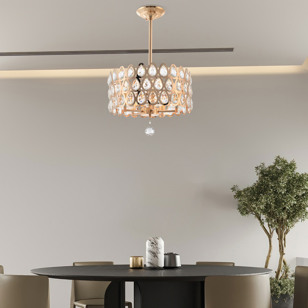 Люстра 371019/5/300/390 GD Arte Milano