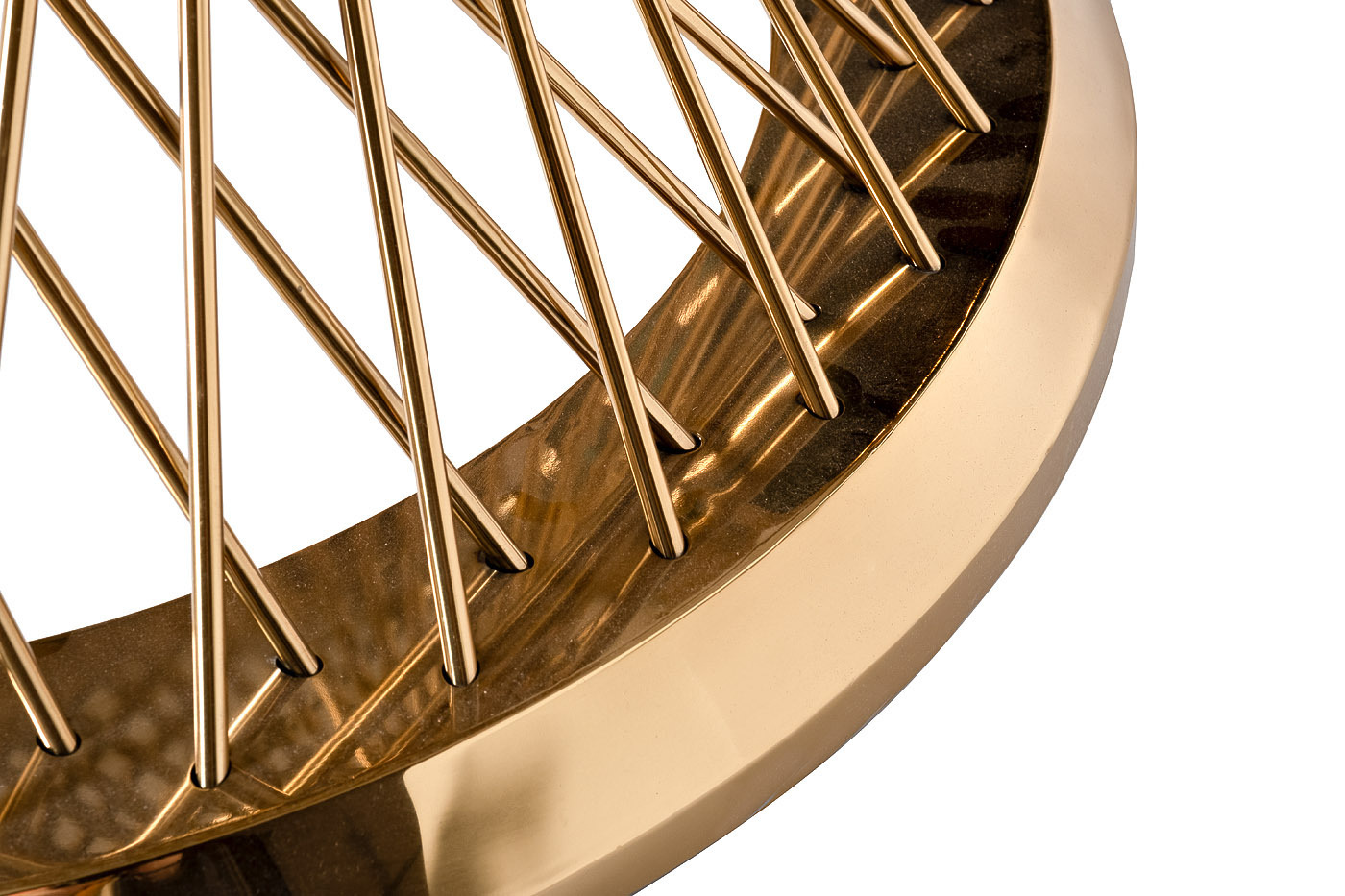 Стол обеденный круглый искусственный мрамор/золото Garda Decor 76AR-DT805