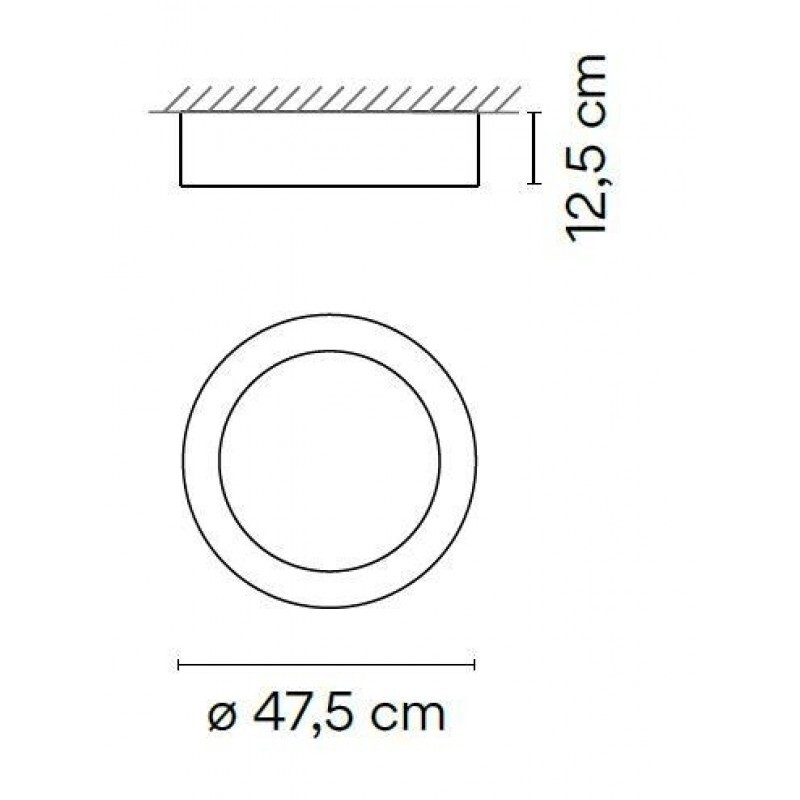 ПОТОЛОЧНЫЙ СВЕТИЛЬНИК VIBIA Duo 4870
