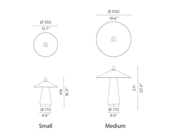 Настольная лампа Contardi Asia TA S gold/white ACAM.004320