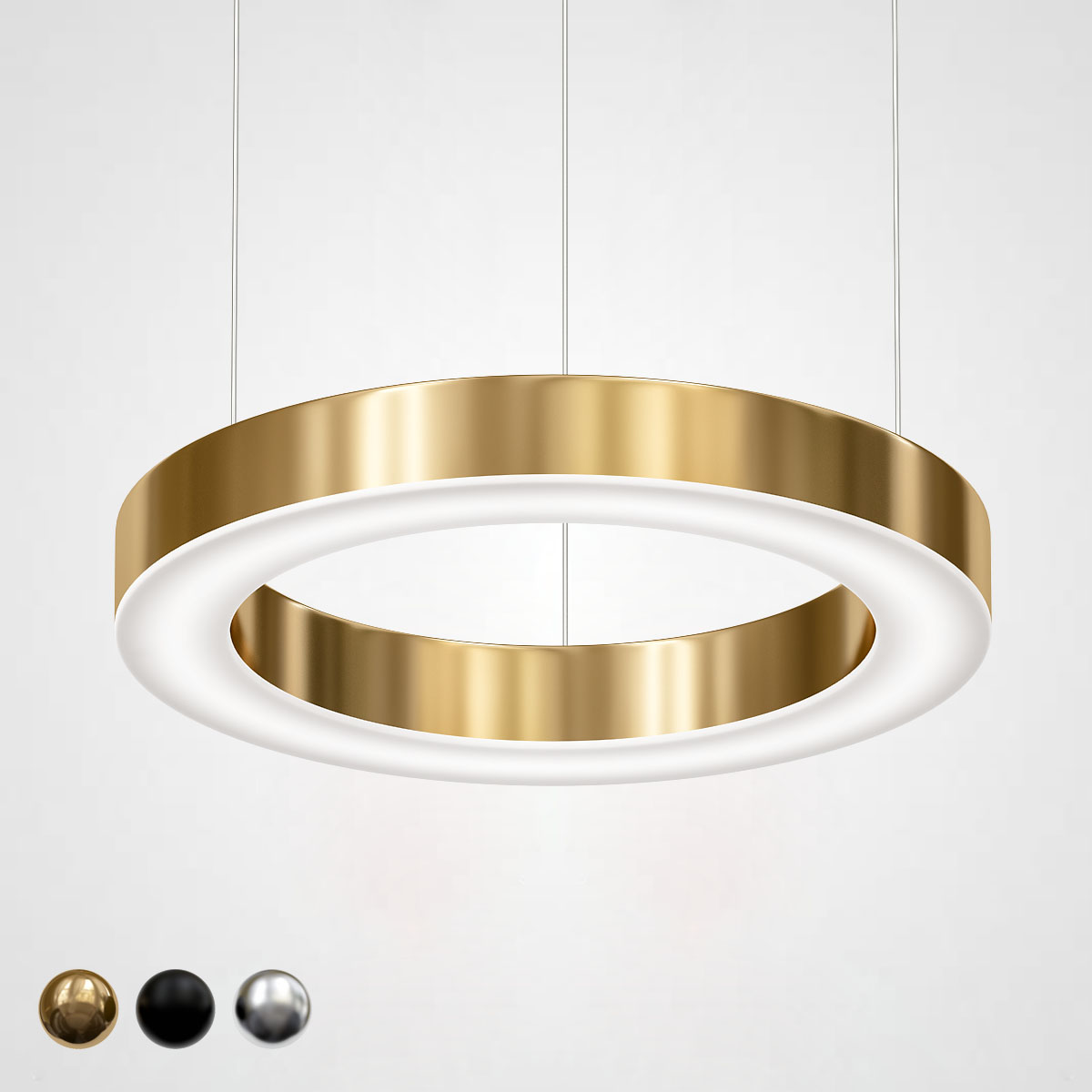 Люстра Light Ring Horizontal D50 Золото By Imperiumloft