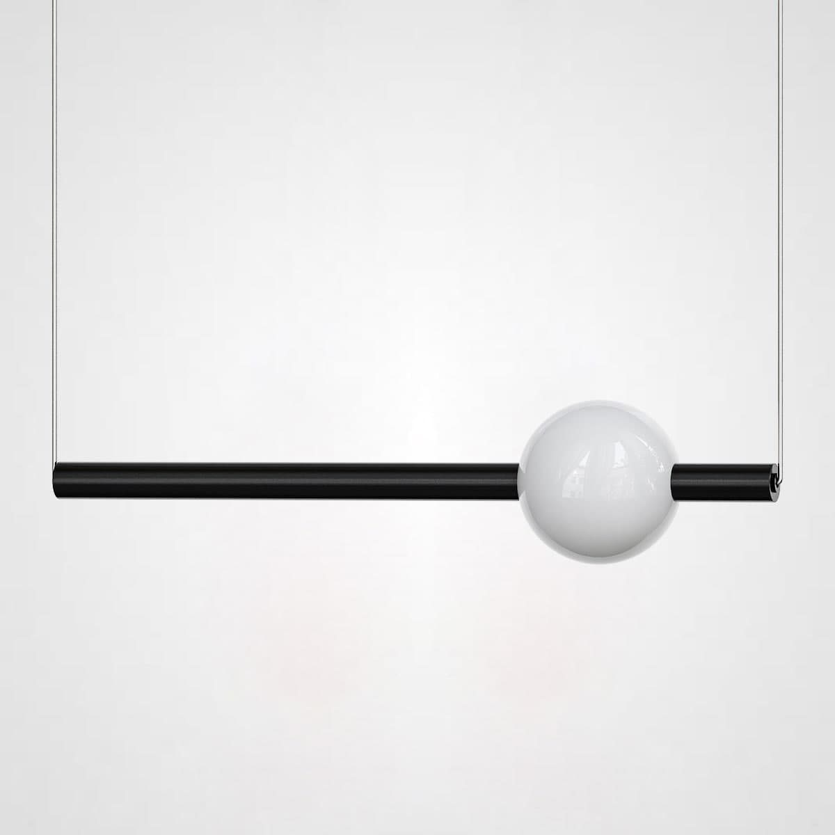 Подвесной светильник broom ORION GLOBE LIGHT Black C L600 by ImperiumLoft