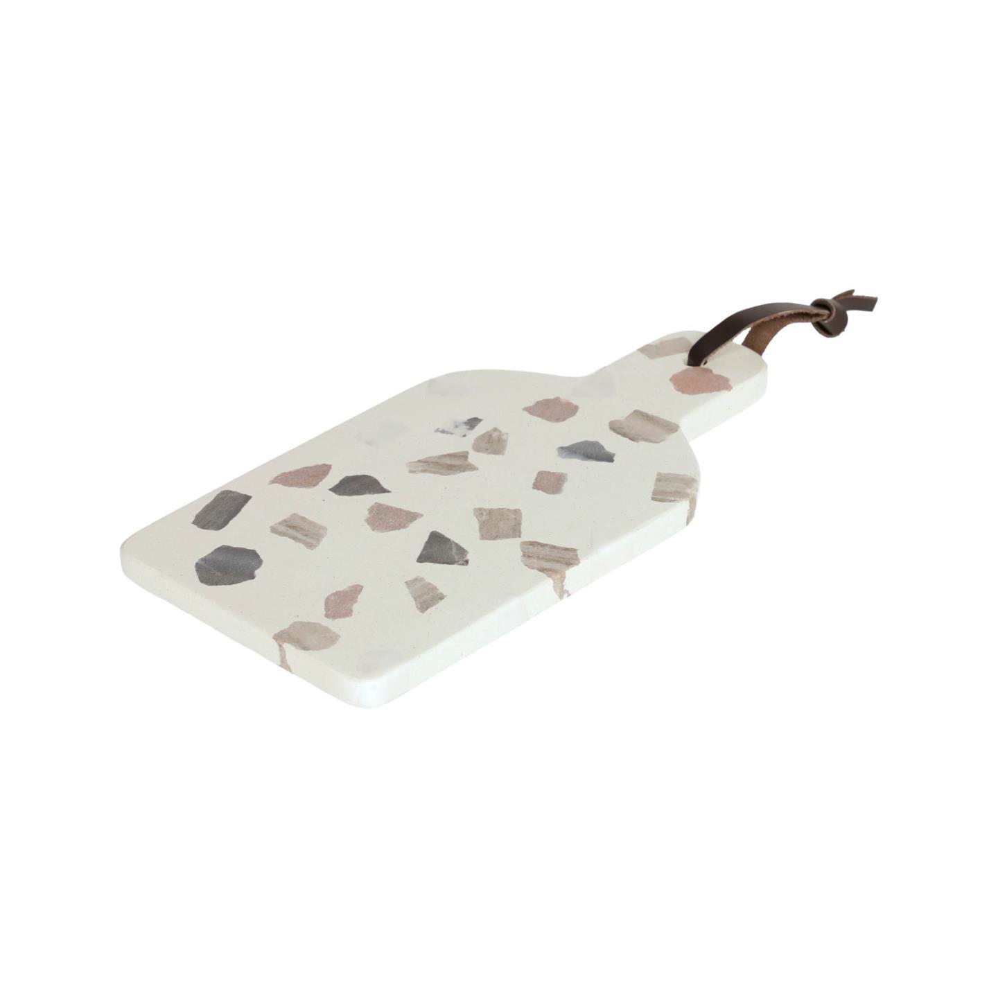 Сервировочная доска Temira разноцветная из терраццо La Forma (ex Julia Grup)