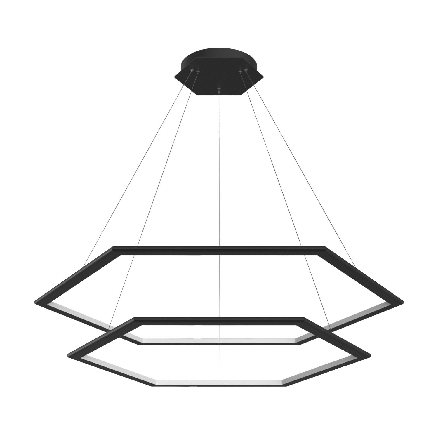 Подвесной светодиодный светильник Ledron GALAXY COMBO 2 Black 3000K