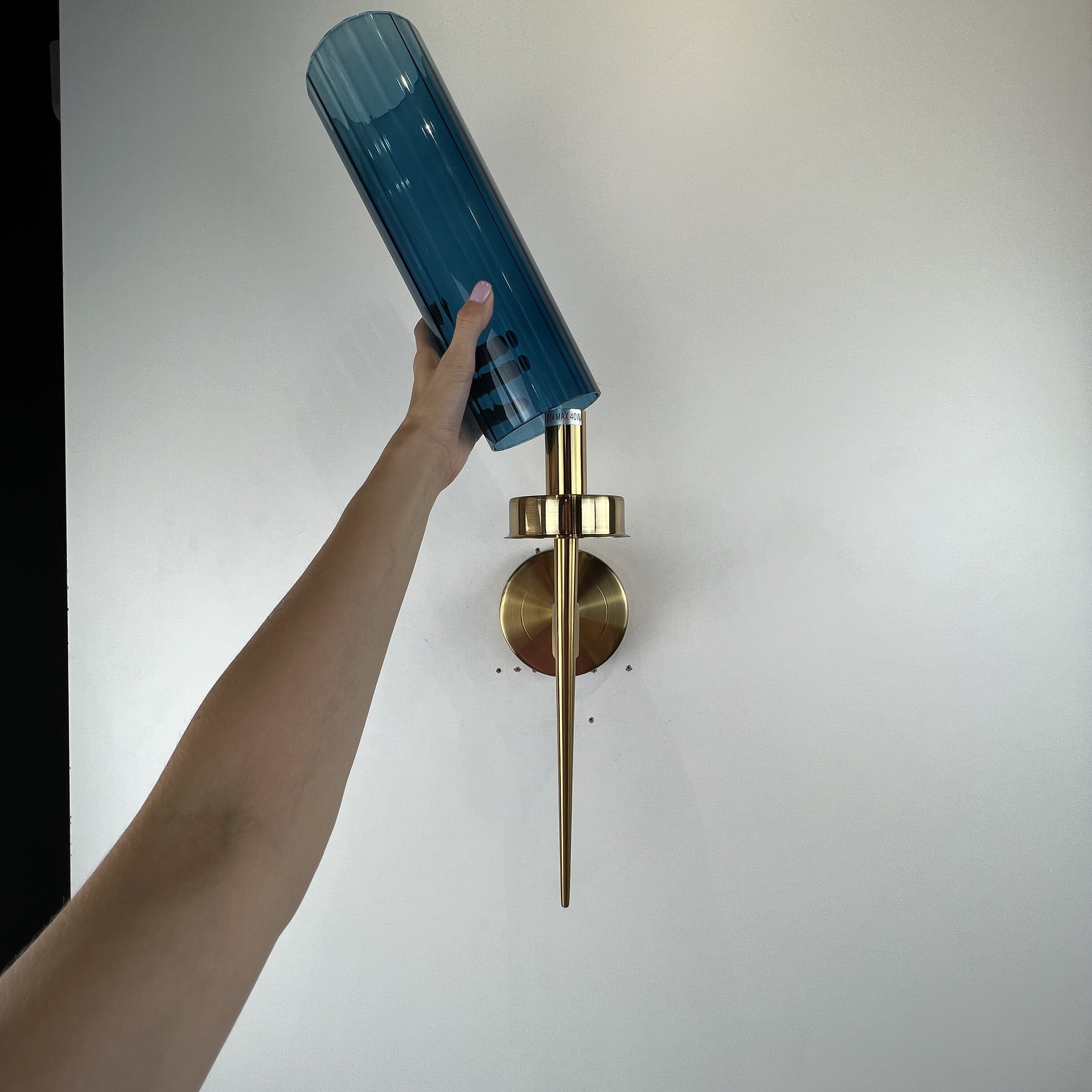 Настенный Светильник Delphy Wall H80 Синий By Imperiumloft