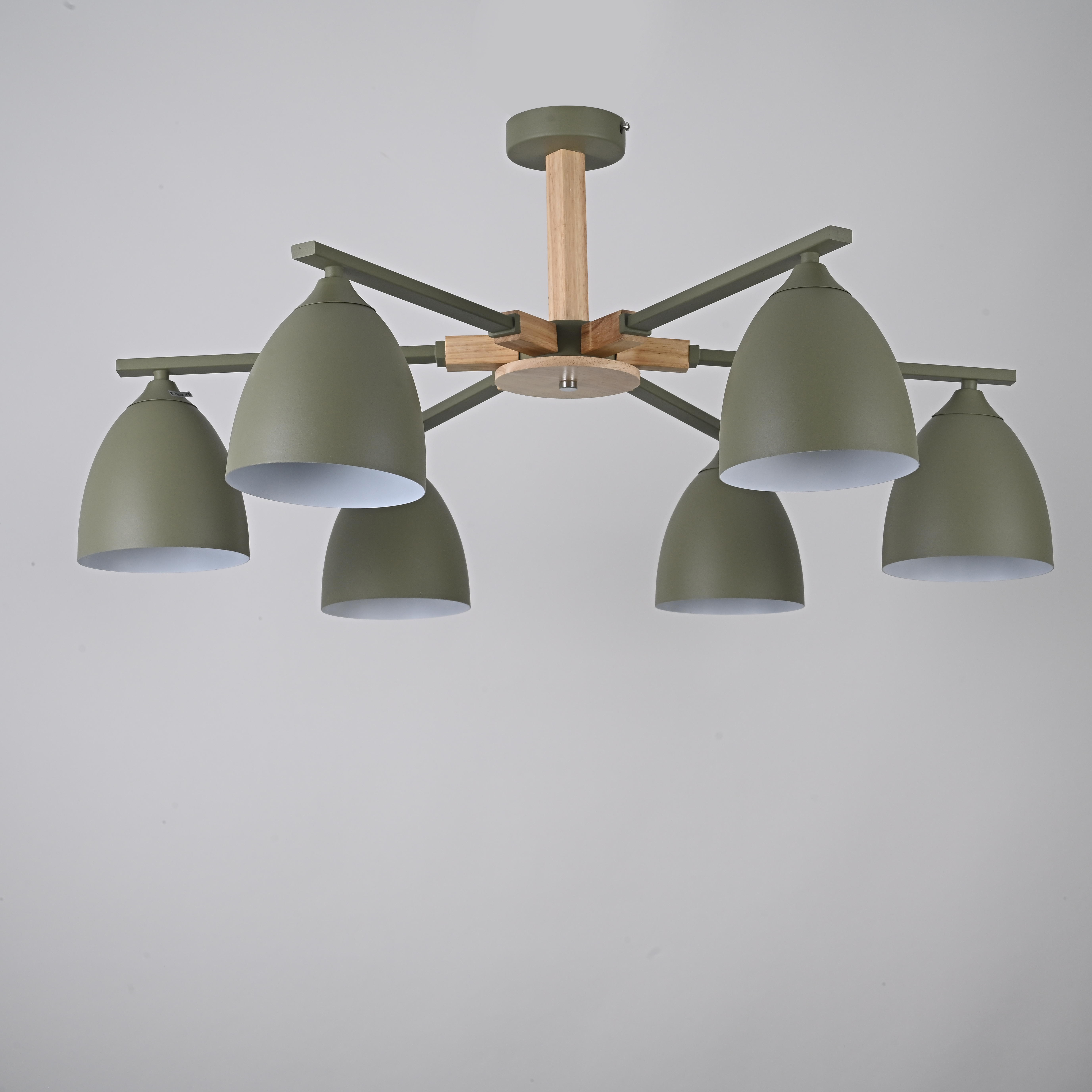 Потолочная люстра NOA 6 Olive by ImperiumLoft