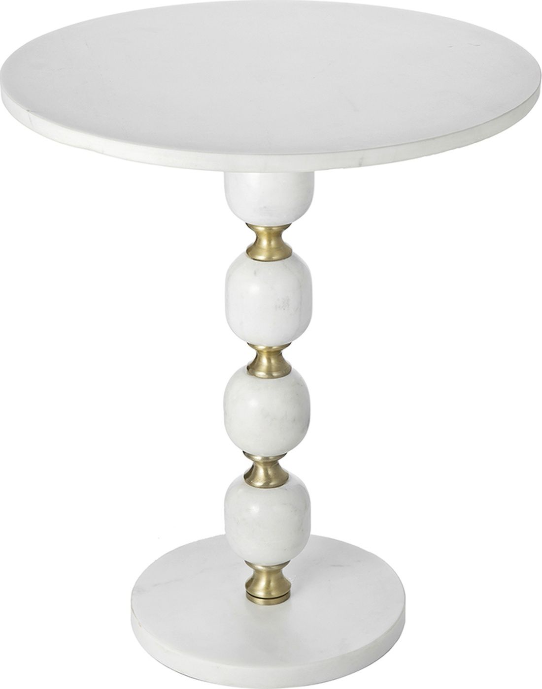 Столик интерьерный с белым мрамором Glasar 85583