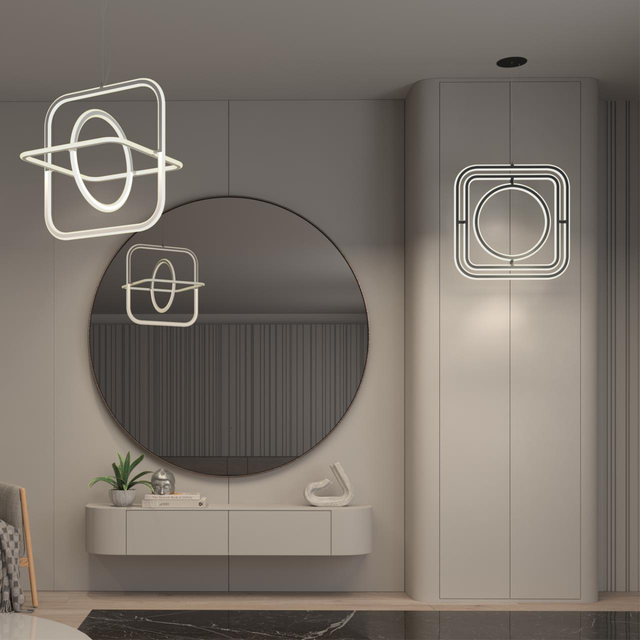 Светильник подвесной светодиодный диммируемый, в комплекте беспроводной пульт ДУ, длина провода 2м Novotech 359178