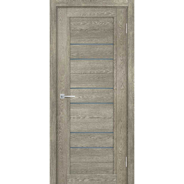 Межкомнатная дверь Graf ТЕХНО-806 графит сатинат Гриджио (2000 х 700)