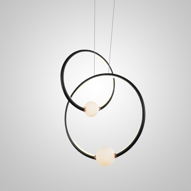 Подвесной светильник GRIGGS D43 black by ImperiumLoft