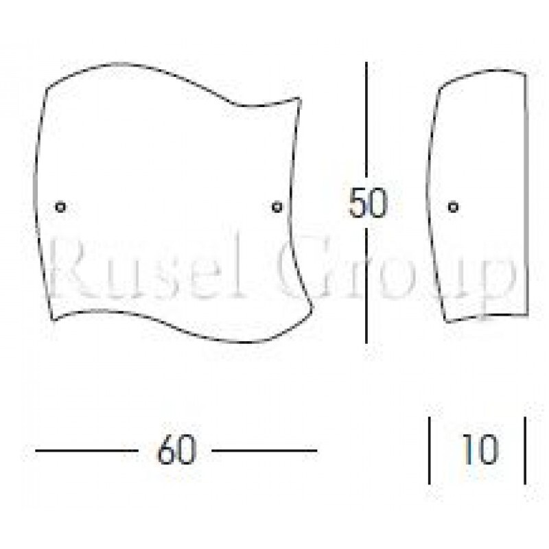 Настенно-потолочный светильник Linea Light Onda 2405