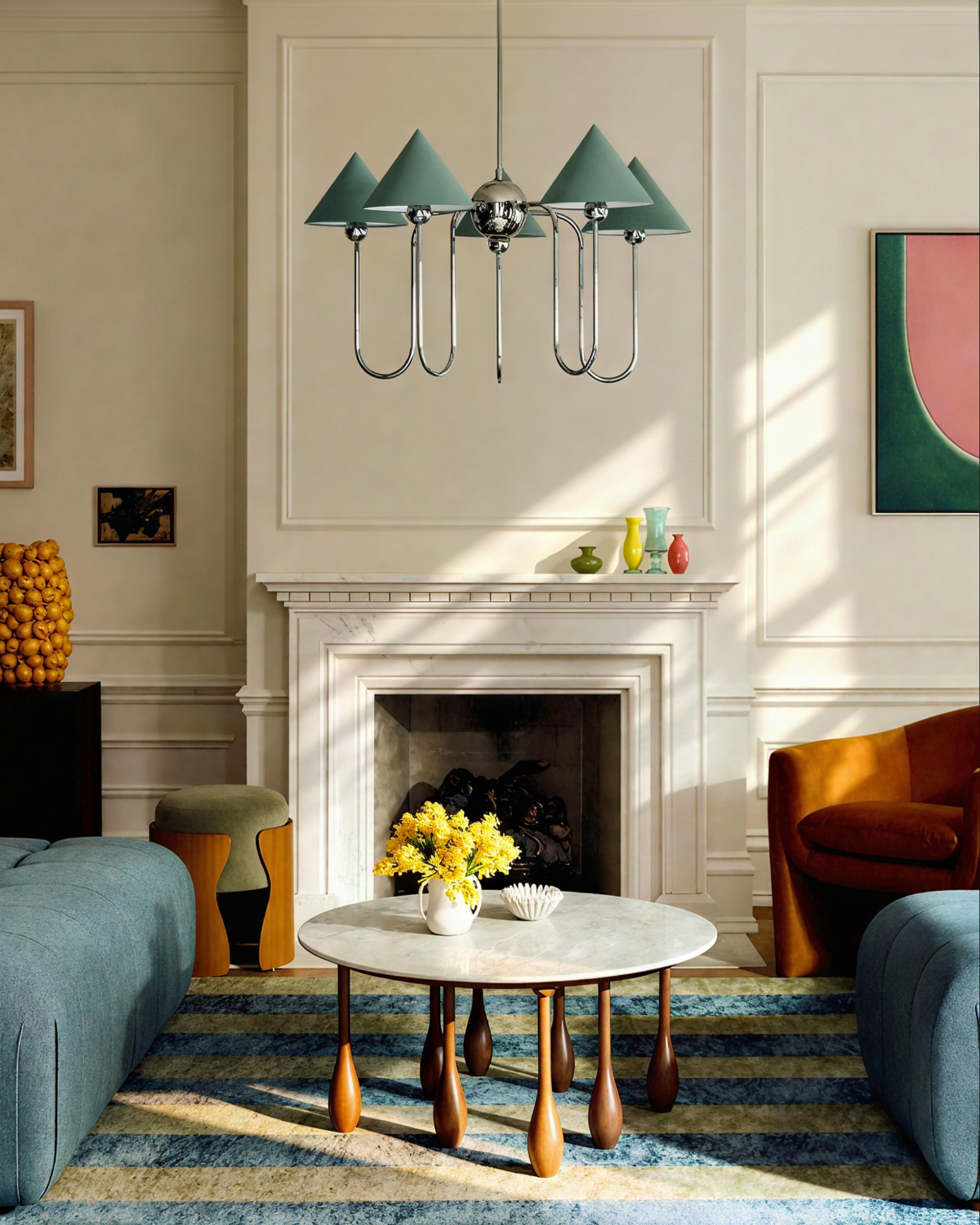 Люстра Шанталь с конусными плафонами Louvre Home LCH330325XNP