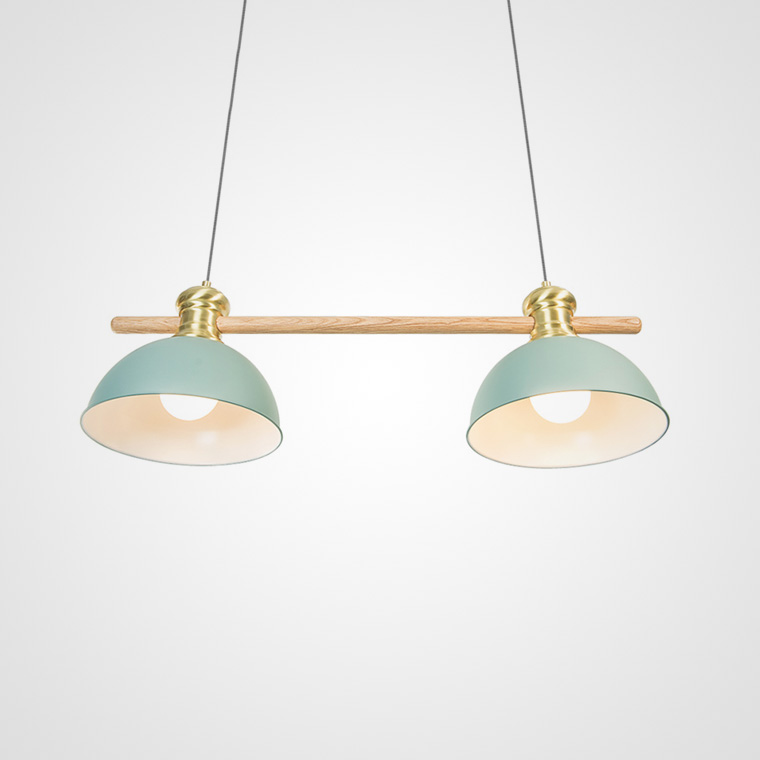 Подвесной реечный светильник NORWAY Light Green by ImperiumLoft