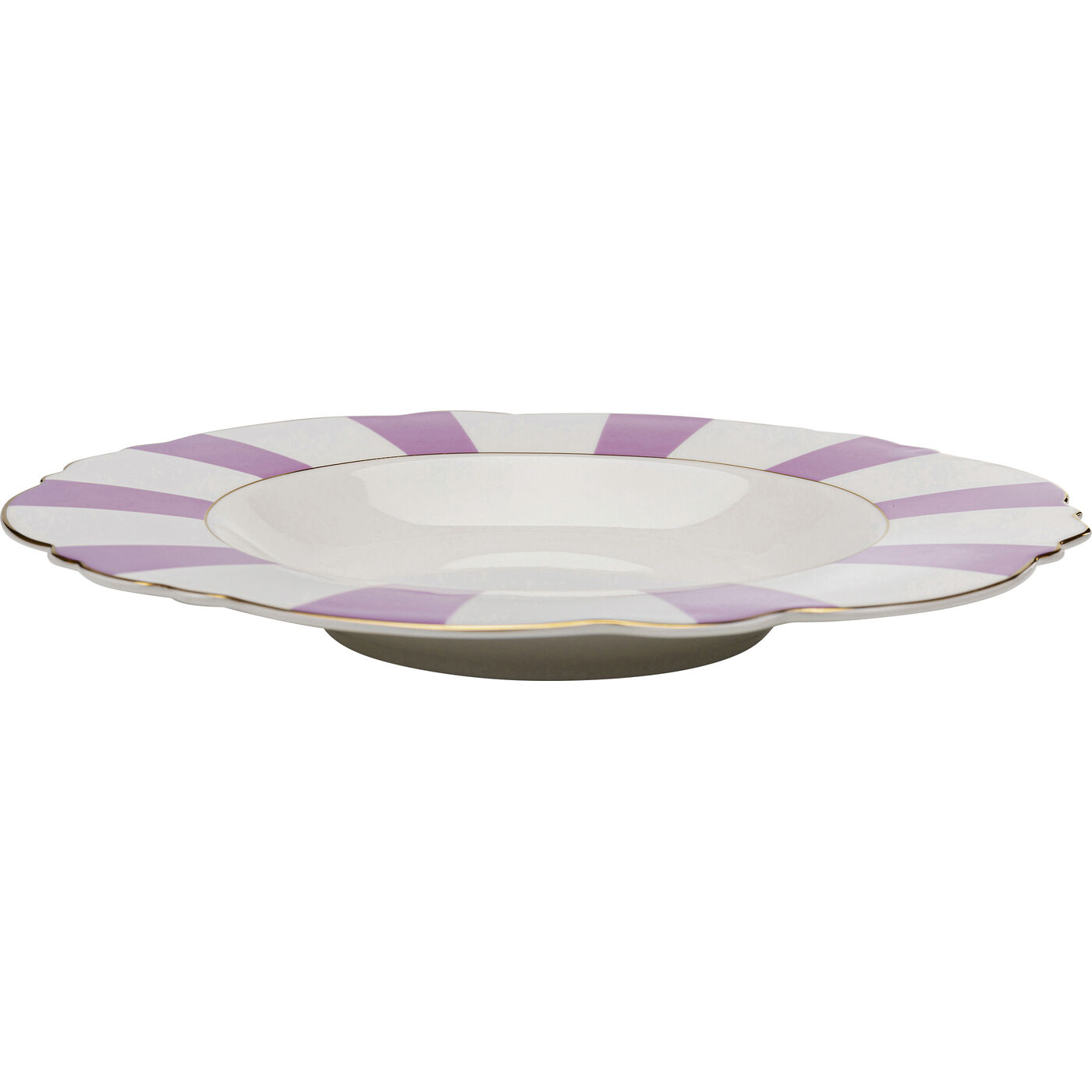 Тарелка Deep Harlequin Purple Ø23cm KARE 56990